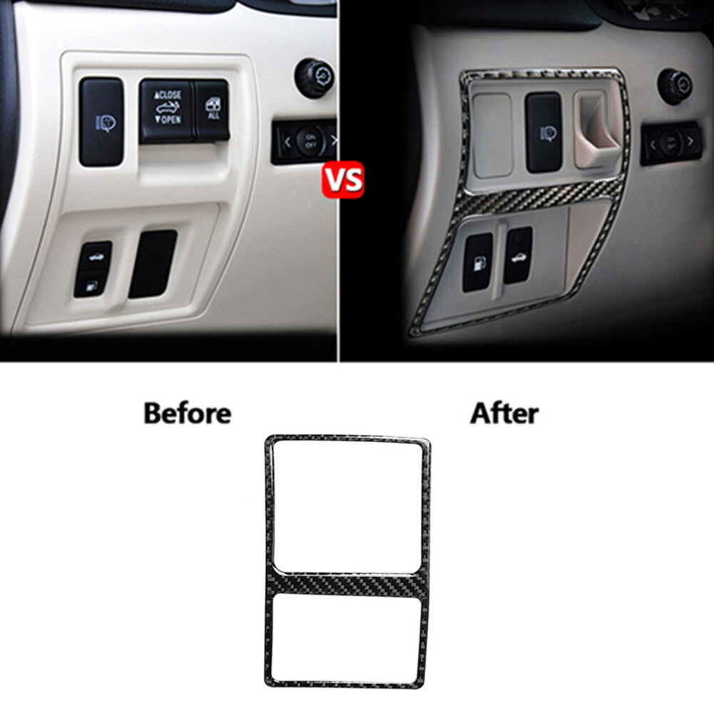 Carbon Fiber Interior Rear Trunk Switch Cover Trim for Lexus IS250 IS350 2006-12
