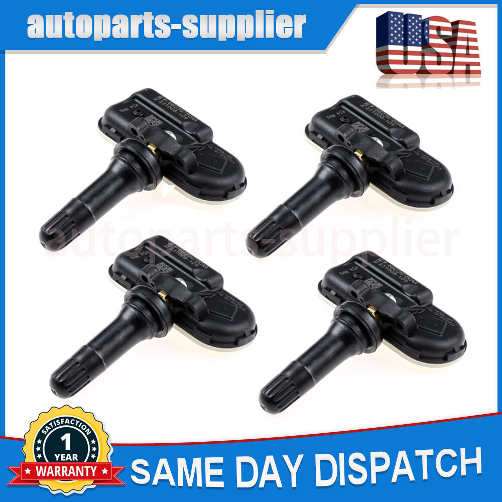 4-Piece Tire Pressure Sensor TPMS 68249197AA 434MHz for Jeep Cherokee for Ram 1500 2500