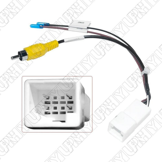 for Toyota Factory Rear View Reverse Camera Video Output Adapter Cable Plug 8pin