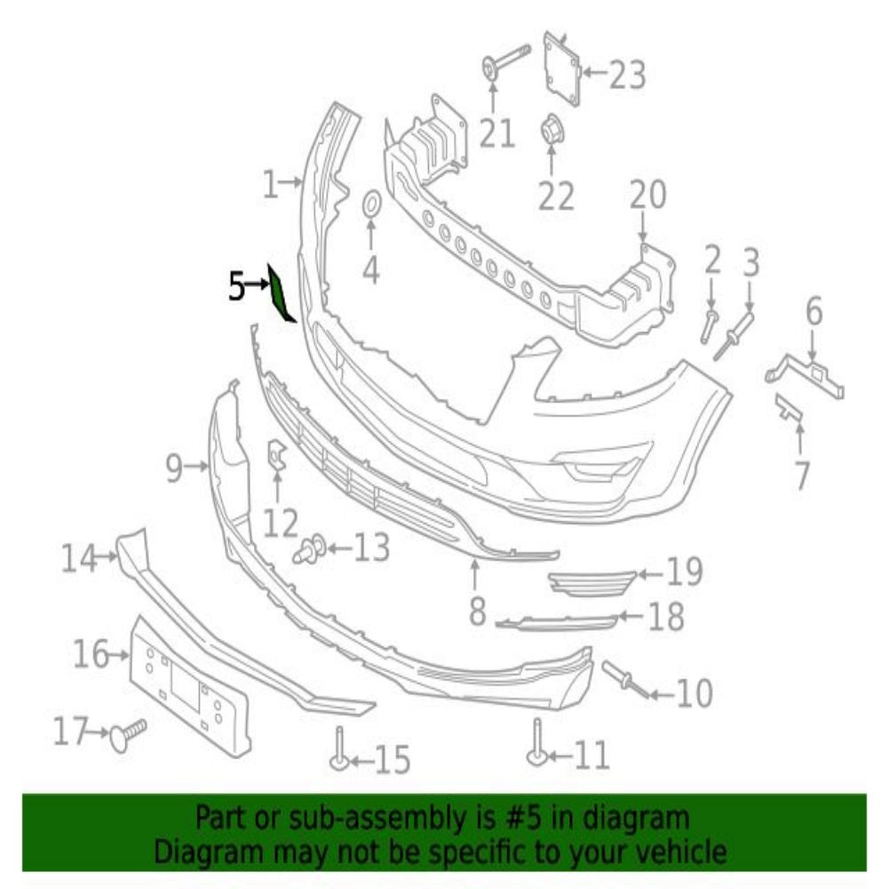KJ7Z17A900AAPTM Tow Eye Cap for Ford