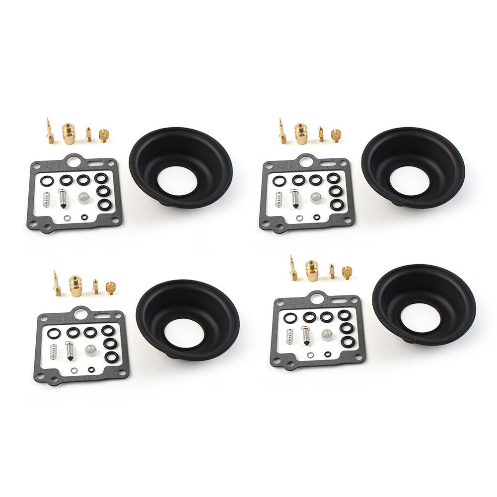 4Sets Carburetor Repair Rebuild Kit Diaphragm Fit for Yamaha XJ750 MAXIM XJ 750 1985