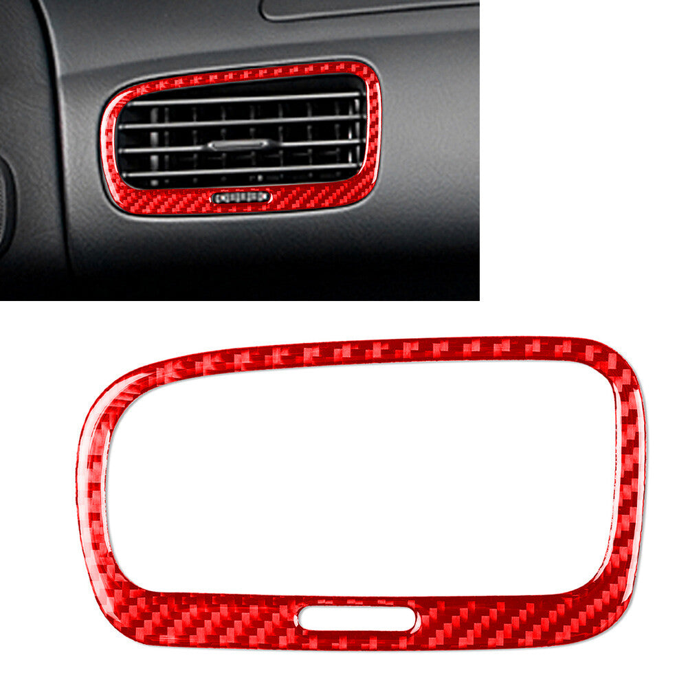 Fit for Honda S2000 04-09 Interior Passenger Side Air Vent Outlet Cover Trim Red RHD