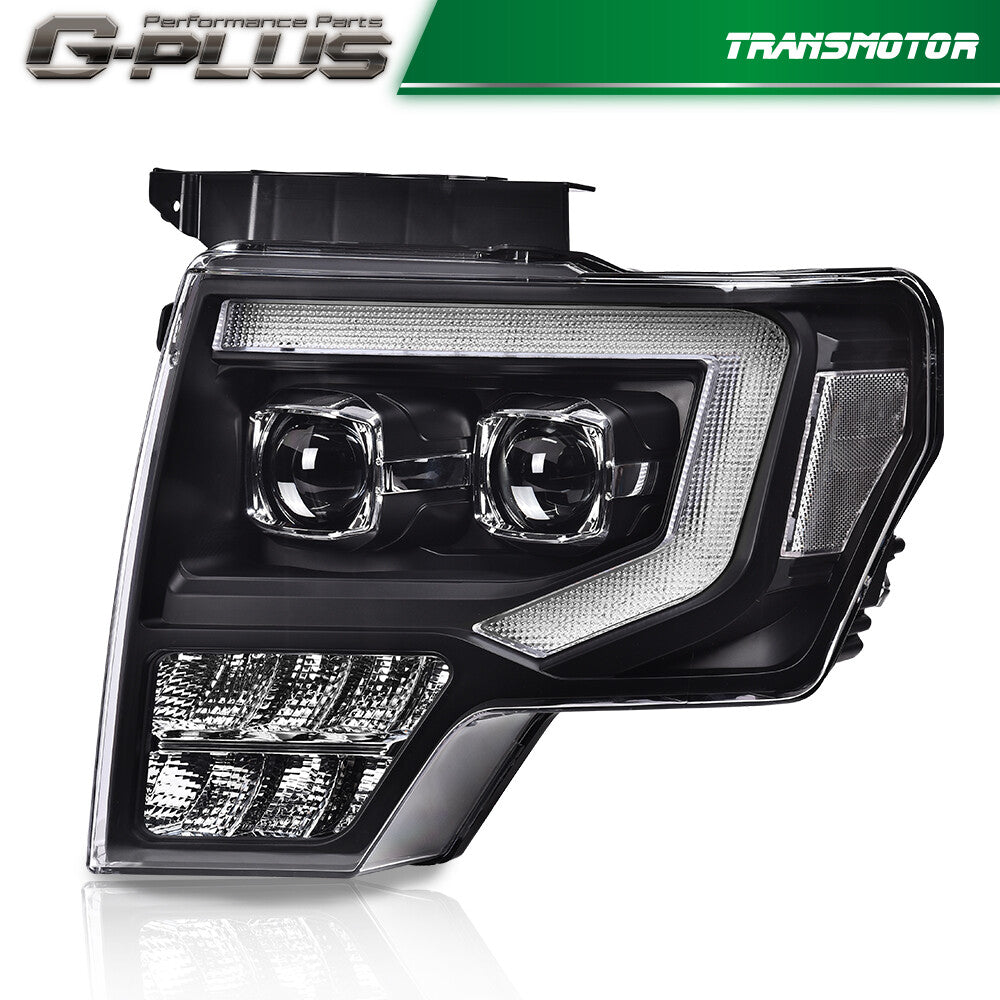 2009 - 2014 F150 Black/Yellow Chang LED Lighting Replacement + White Light