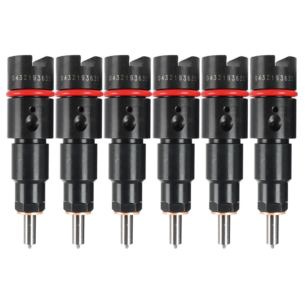 Six high-performance diesel fuel injectors for 24-volt for Dodge 5.9-liter 1003 0432193635
