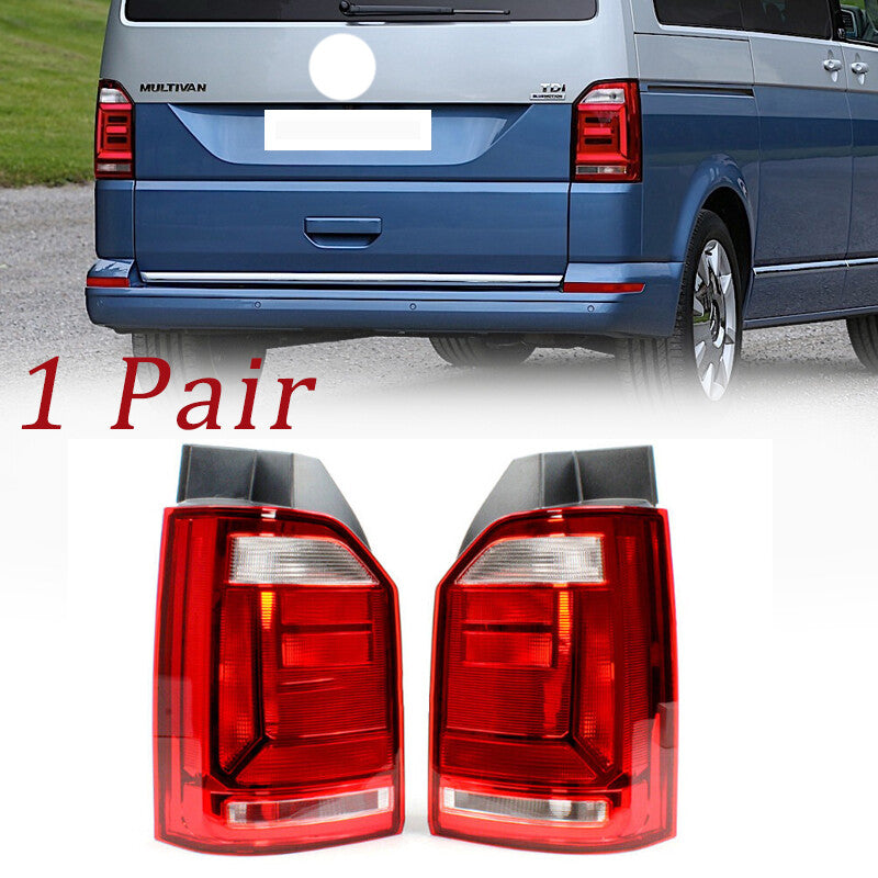 A pair of red taillights are available on the for Volkswagen Multivan Transporter T6 (2016, 2017, 2019).