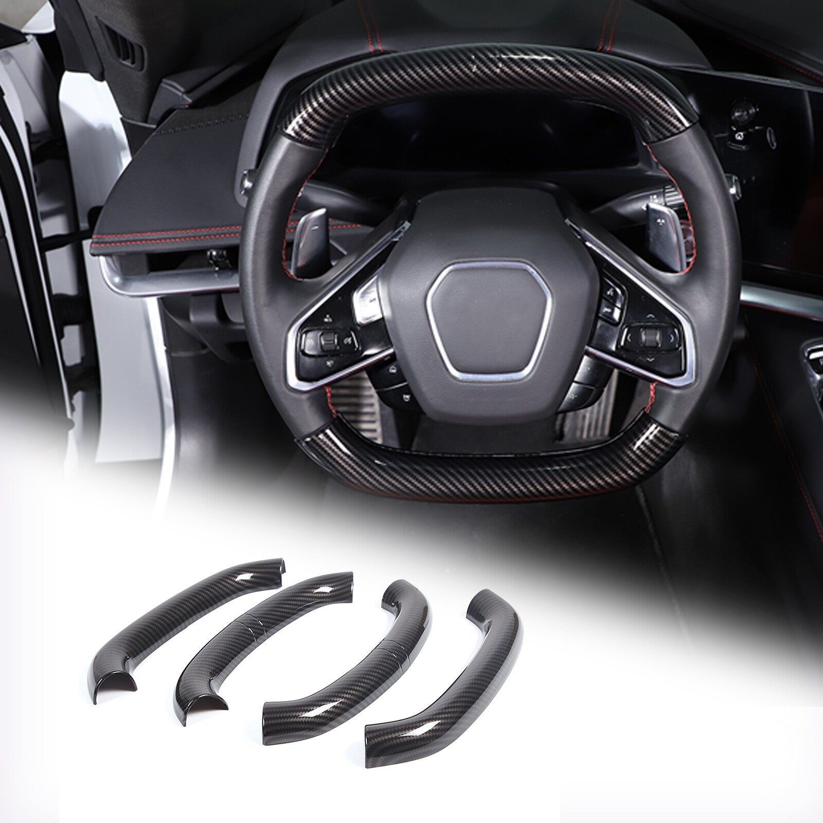 Cargo Net Front and Rear Luggage Envelope Storage Kit for Corvette C8 2020 - 2023