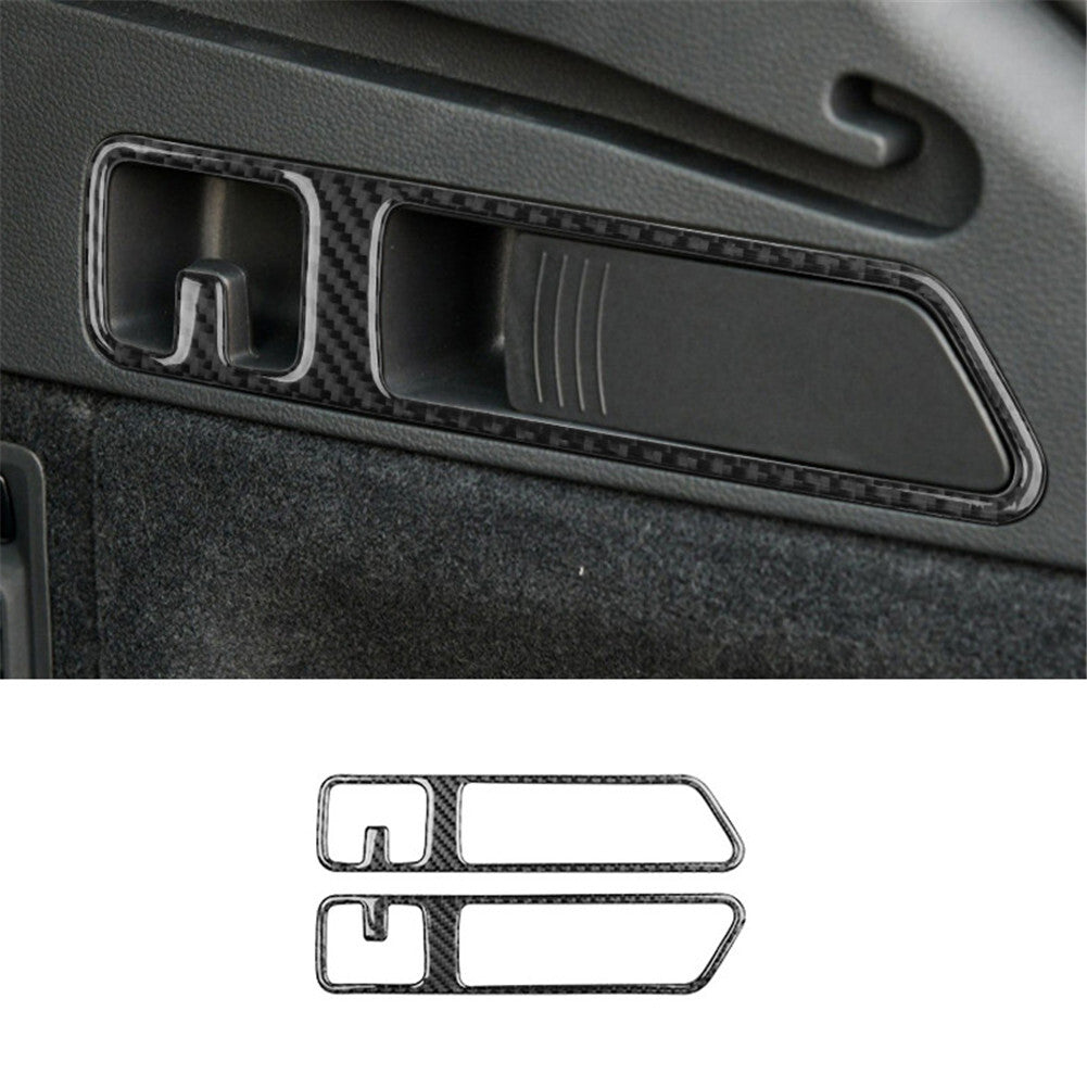 Carbon Fiber Rear Boot Liner Trim for Audi Q5 2018-2021