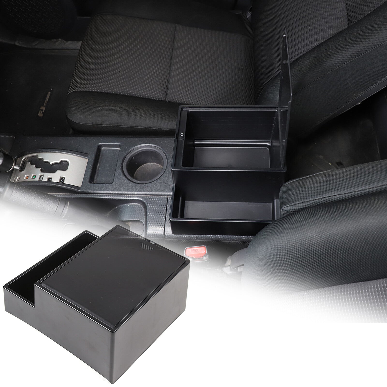 Red alloy center console Knob cap decorative cover for Hummer H3 2005-2009