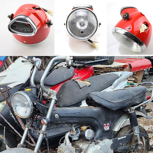 Motorcycle headlights/gauges/plastic Giraffe DAX CT70 Charlie Modified Headlamp