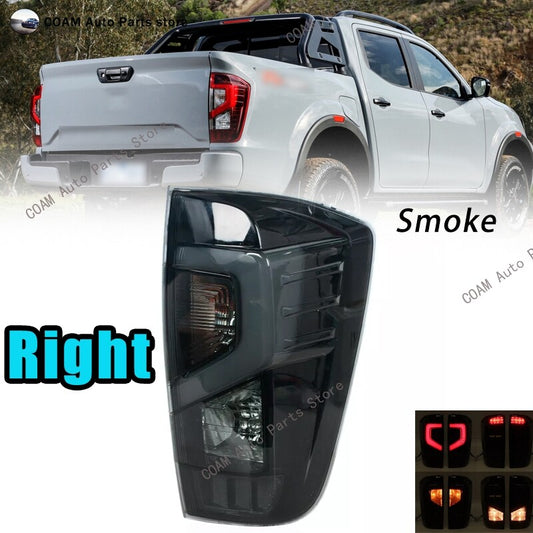 The right-side smoke-shaped taillight is suitable for the for Nissan Frontier Navara NP300 D23 (2015-2023).