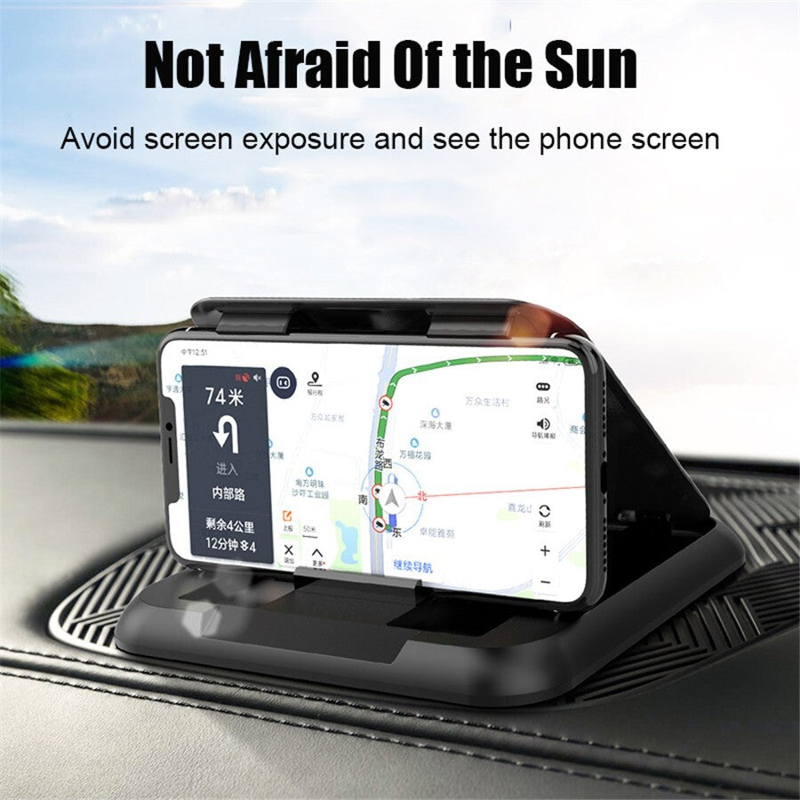 Car Phone Holder Mount For Mobile Apple iPhone Dashboard Bracket Clip Anti-Slip