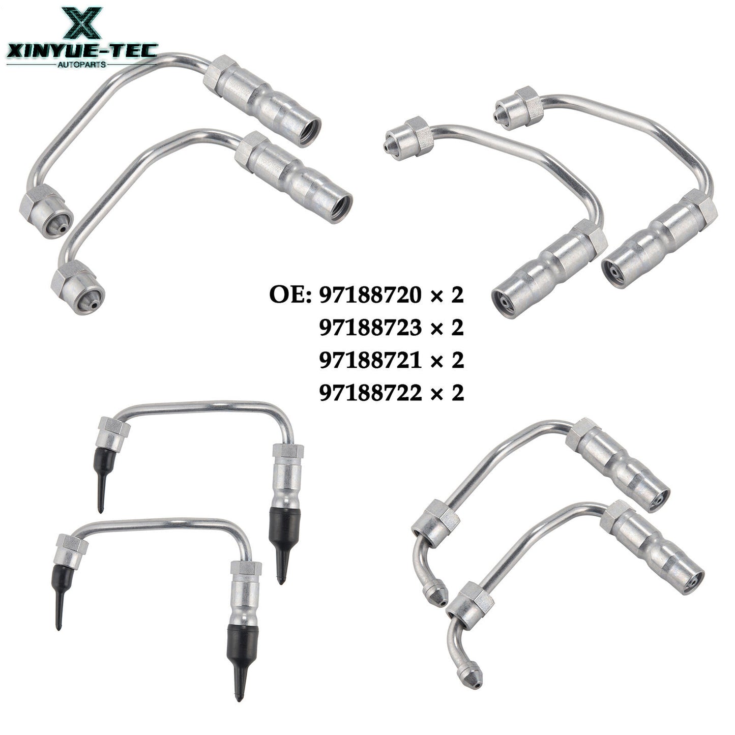New Fuel Injector Line Set for Chevrolet for GMC 6.6L LB7 Duramax Diesel 2001-2004