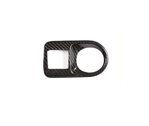 for Porsche for Cayenne 2019-2023 ABS Carbon Fiber Headlight Adjustment Frame Trim