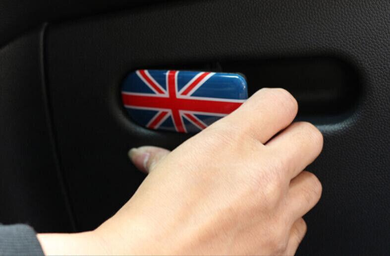 for Mini Cooper Countryman F60 Union Jack for Co -Pilot Glove Boxes Handle Cover Trim