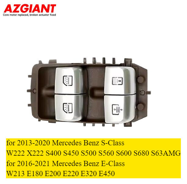 Rear left/right window switches are compatible with for Mercedes-Benz S-Class/E-Class 2229051505