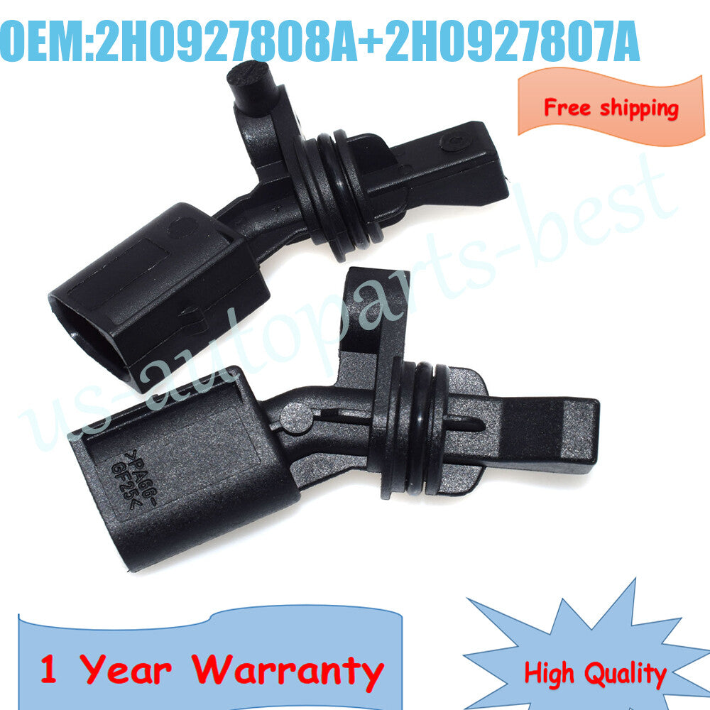 1Pair Rear Left Right ABS Sensor Wheel Speed Sensor for Audi for VW Amarok Pickup