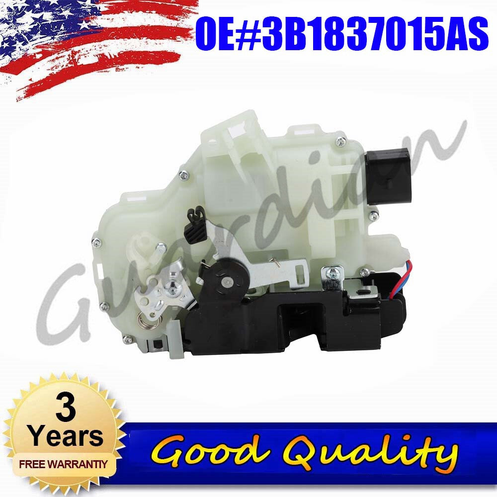 Door latch and lock actuator left front drive side 3B1837015AS for Volkswagen for Jetta for Golf