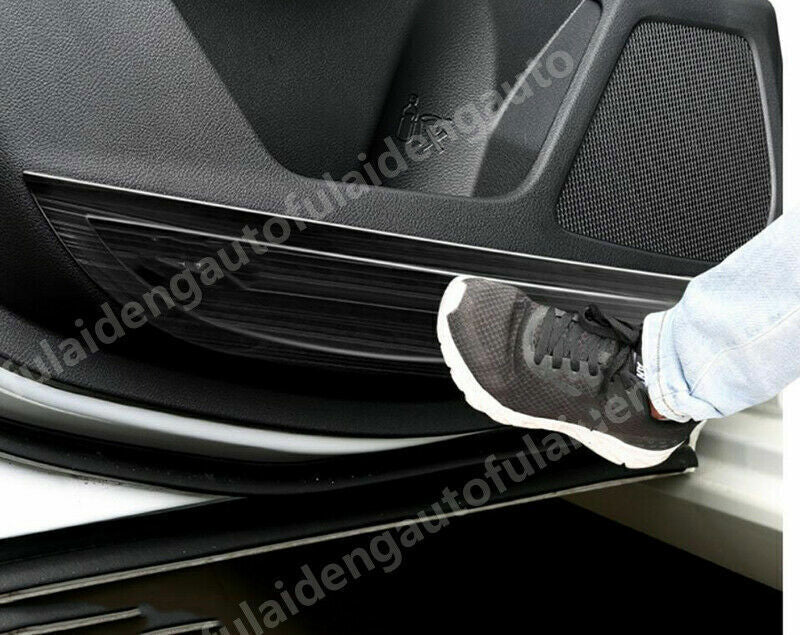 for Nissan Altima 19-22 Black titanium Inner Door Anti-Kick Panel Cover Trim 4x