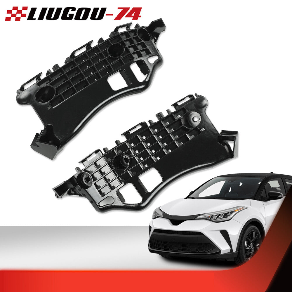 Front bumper support bracket left + right fits 18-22 for Toyota C-HR.