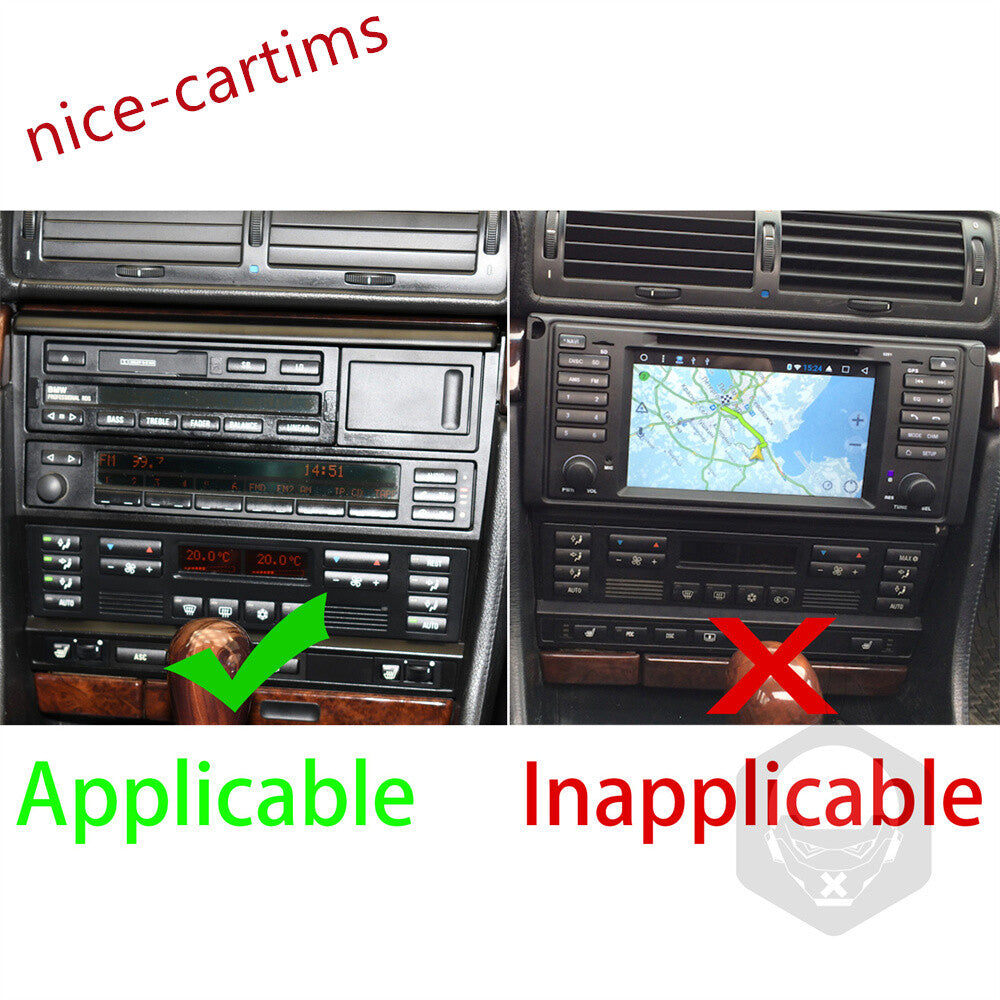 Carbon Fiber CD Radio Switch Panel Decorative Cover for BMW 7 Series E38 1994-01