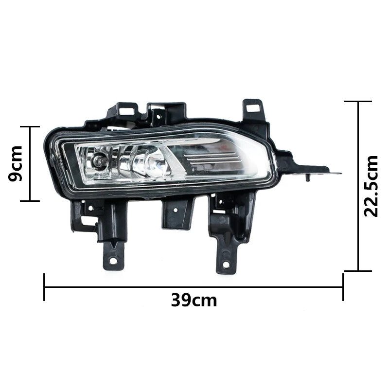 1 Pair Halogen Fog Light Driving Lamp Fog Lamp for NISSAN Qashqai J11 2018-2020