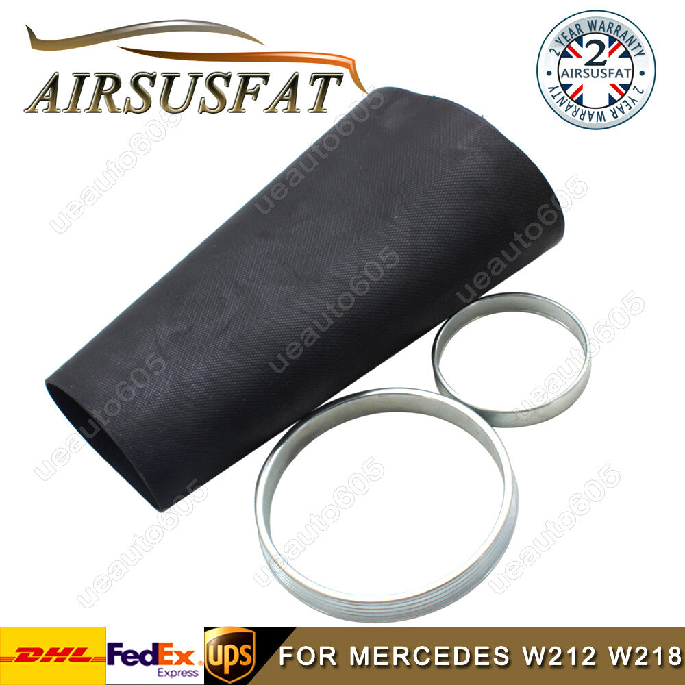 for Mercedes W212 W218 Front Air Shock Absorber Kit Sleeve W/ Rings 2123203238