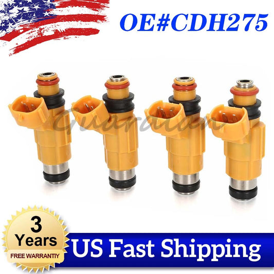 4-piece fuel injector pack suitable for Yamaha F150TJR, F150TLR, F150TXR, LF150TXR 4-stroke 06-UP