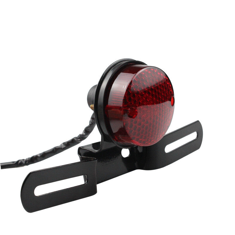 Motorcycle LED rear brake taillight, license plate mounting, turn signal light (1 piece)