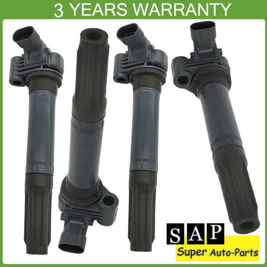4PCS Ignition Coils 68070492AB for Fiat 500 2012-2017 1.4L-L4 UF649 68070492AC