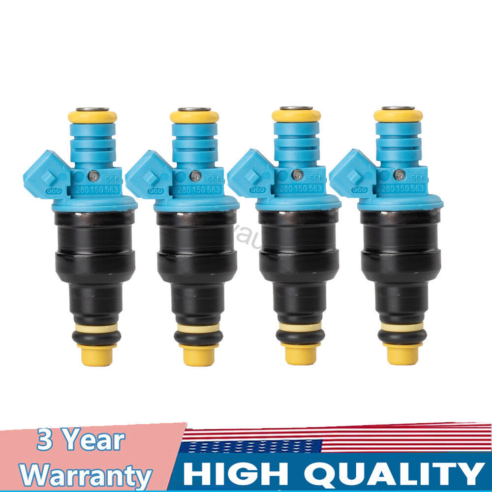4-pack fuel injectors 0280150842 suitable for Audi S4, for Ford for Mustang GT, for Pontiac TransAm, for BMW M3