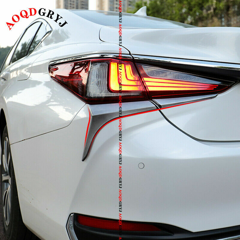 for Lexus ES350 300h 2019-22 Silver Grey Rear TailLight Lamp Moulding Trim Strip