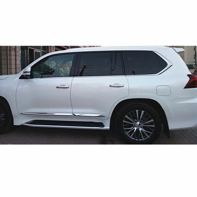 Fit for Lexus LX570 2016-2021 Chrome ABS Side Door Body Molding Cover Trim Decor
