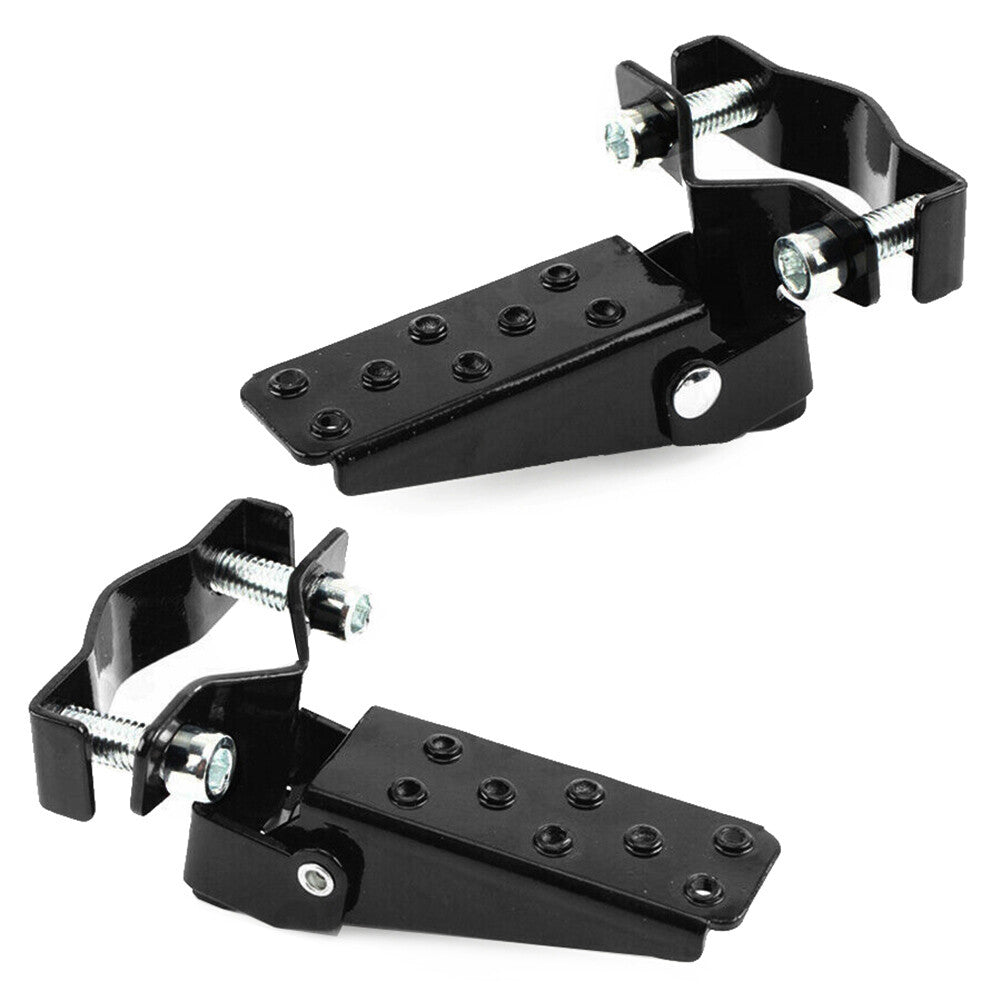 2Pcs Passenger Foot Peg Rear Pedal Footrest Aluminum Fit 24-38Mm Motorcycle