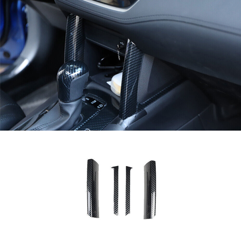 for Toyota for Corolla Cross 22-24 Carbon Fiber Control Gear Both Sides Cover Trim