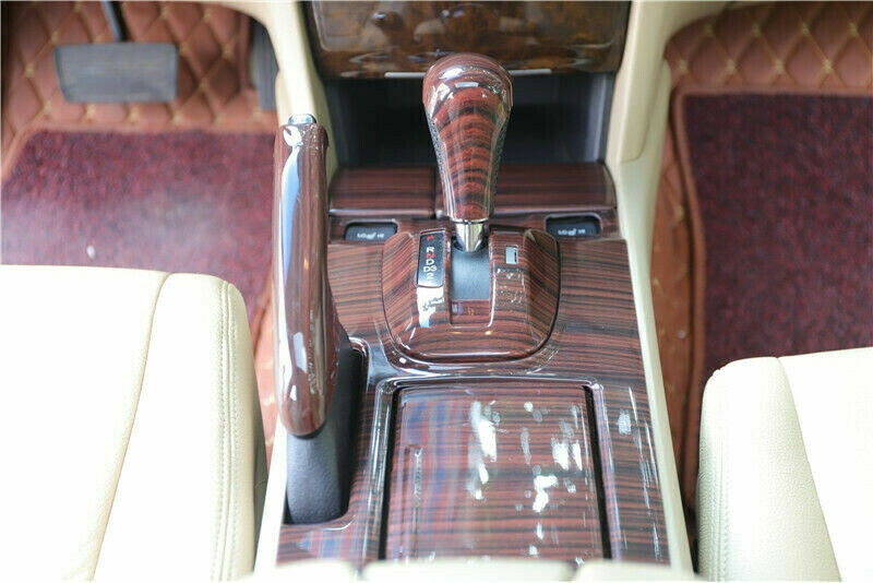 Wood Grain Console Gear Shift Frame Trim Cover for Honda Accord Crosstour 08-13