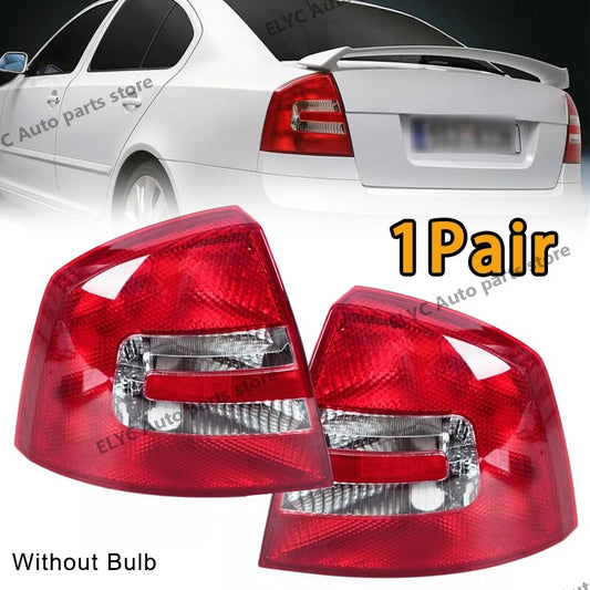 1Pair Side Rear Lamp Tail Light for Skoda Octavia A5 RS Sedan 2005-2008