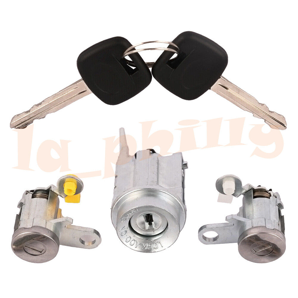 For 95-03 TACOMA SAME KEY NEW Ignition LOCK CYLINDER Barrel + Door Locks