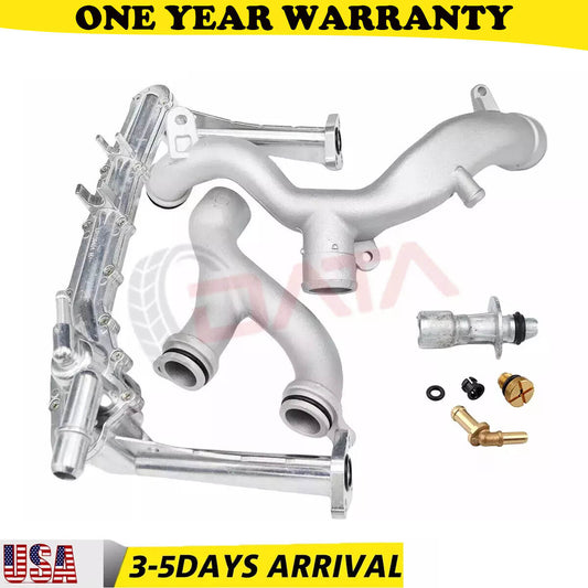 Upgraded Aluminum Coolant Water Pipe Kit for 14-19 for Land Rover for Range Rover 3.0 SC