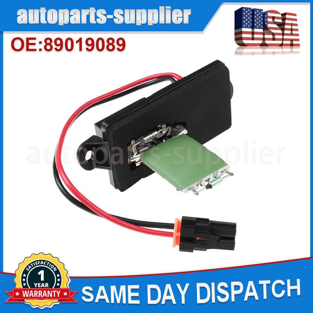 Fan motor resistor with wiring harness suitable for Chevrolet Silverado 1500 for GMC for Sierra and for Cadillac
