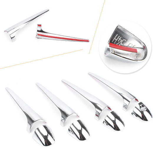 8Pcs Car Accessories Chrome Side Door Handle Covers for Toyota RAV4 2014-18 2015