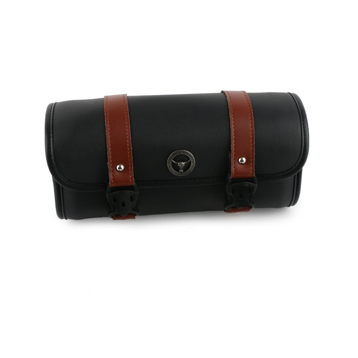 MOTORCYCLE TOOL BAG MOTORBIKE PU LEATHER TOOL ROLL SADDLE BAG LUGGAGE WATERPROFF
