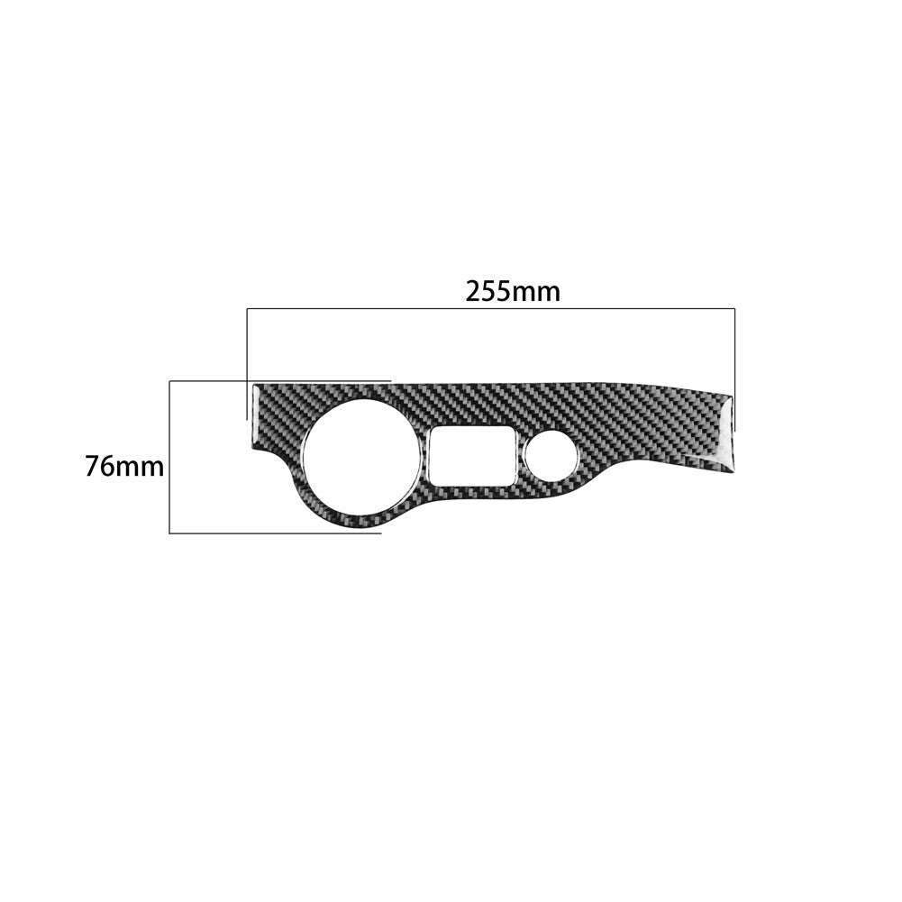 Car Headlight Trim Cover Decor Carbon Fiber for Dodge for Challenger 2015-2020