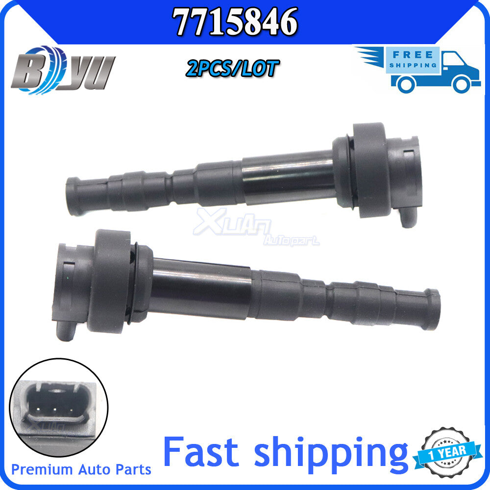 2-pack ignition coils suitable for BMW K1300S, K1200R, F700GS, F800GT, and F800R. (7715846 12138523968)