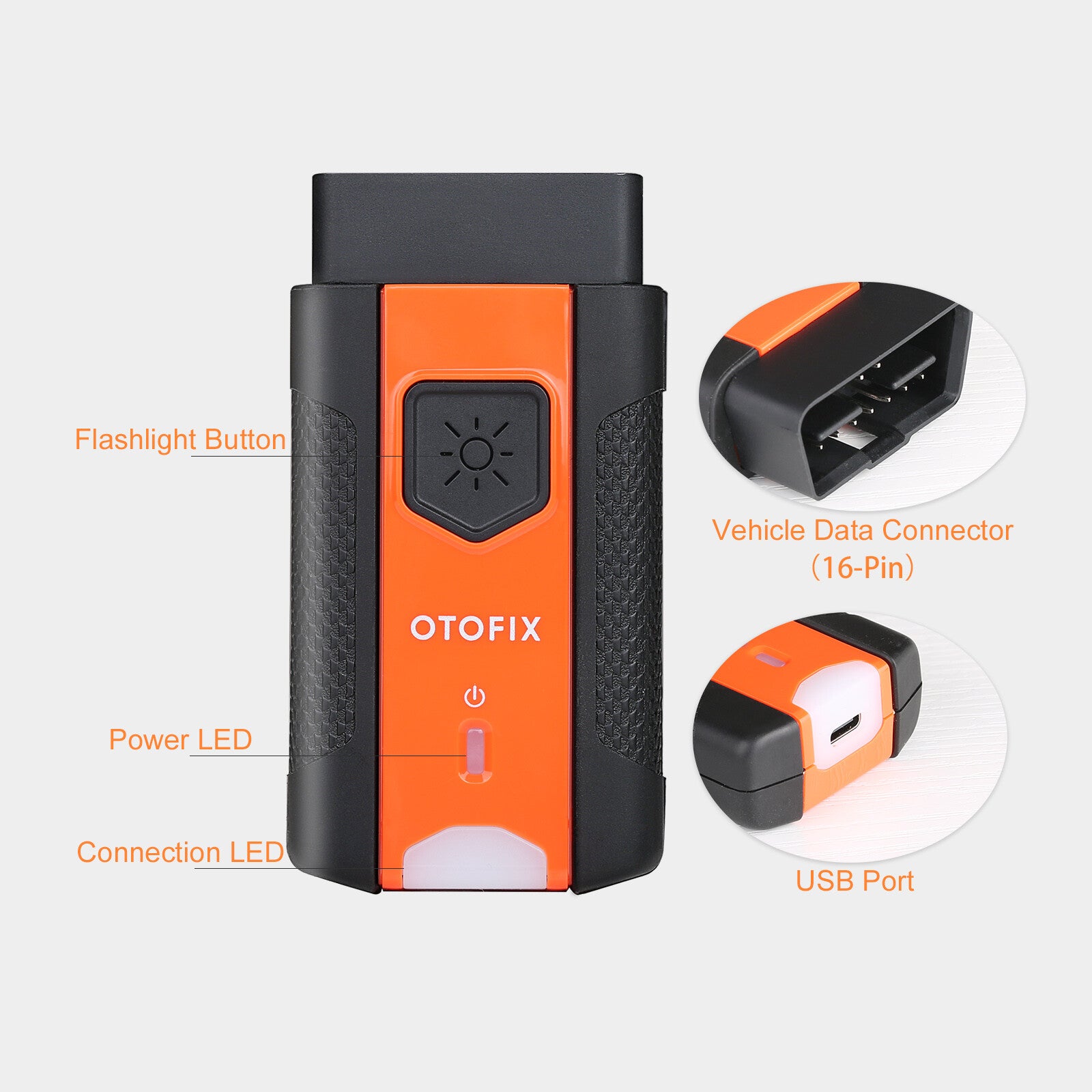 OTOFIX VCI V1 Bluetooth Connector for OTOFIX D1,D1 LITE,D1 PRO,D1 MAX,IM1,BT1