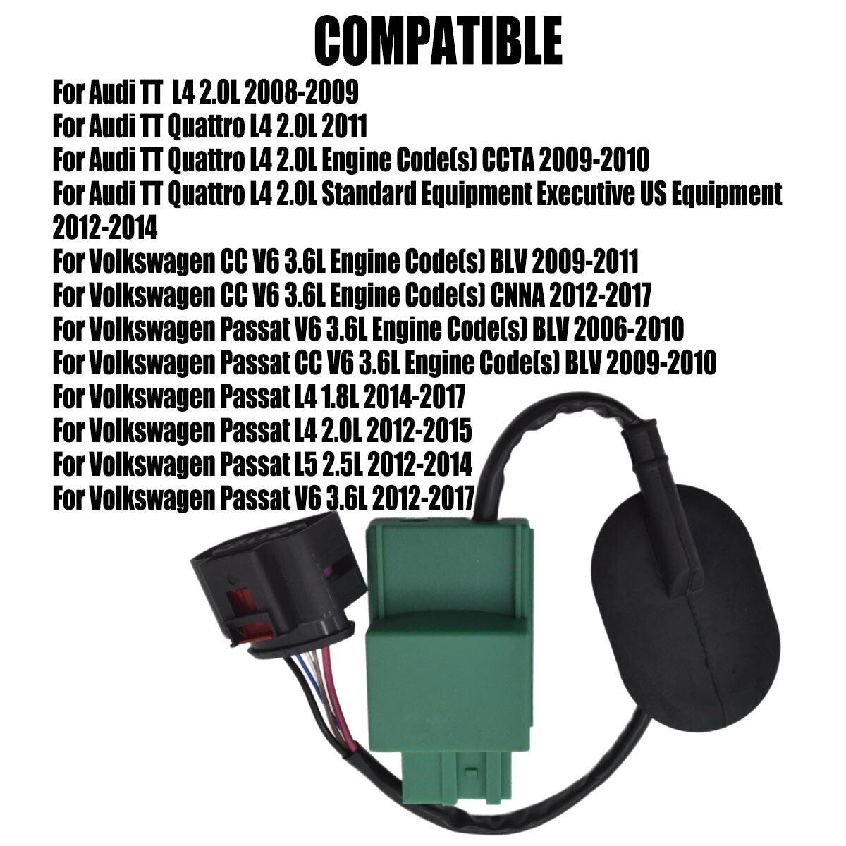 Fuel pump control module 3C0906093A is suitable for TT CC 2009-2014