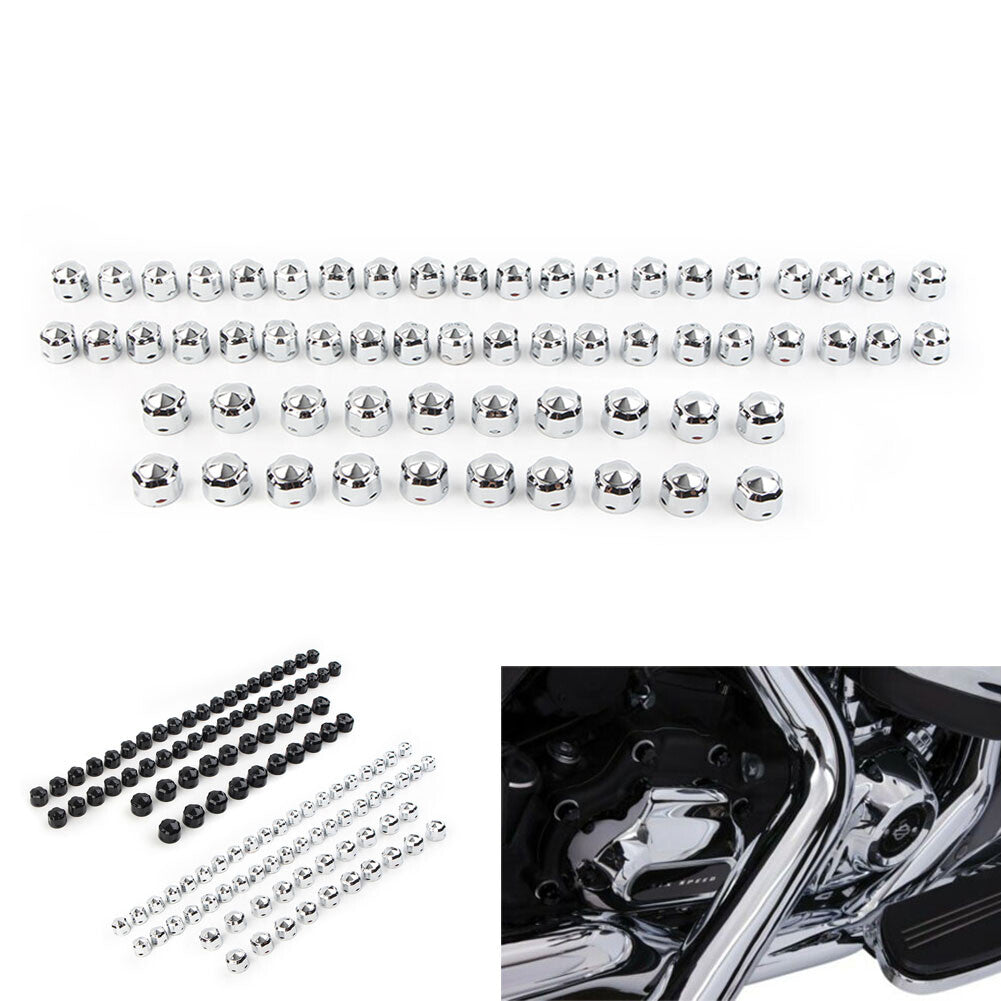 Engine Bolt Caps Cover for Harley Road Street Glide Softail