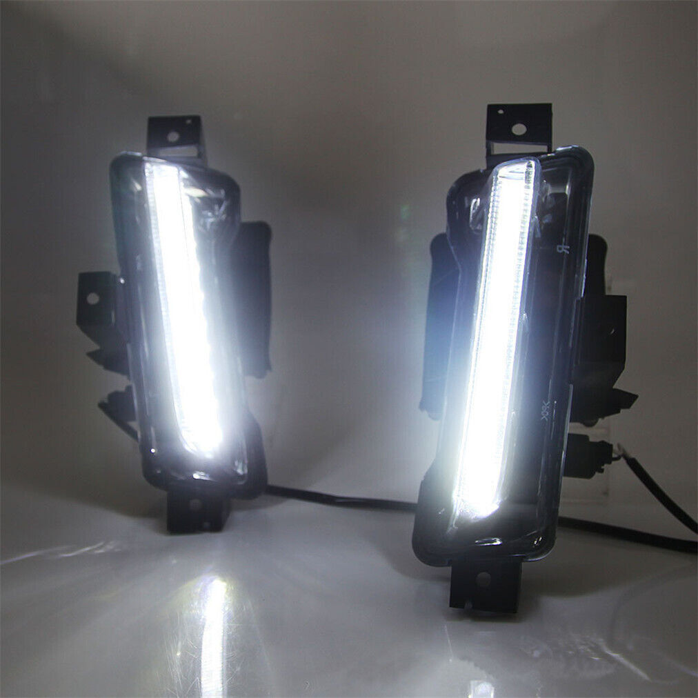 Fit for Chevy Camaro 2016 2018-2019 LED DRL Daytime Running Fog Light Lamps 2X