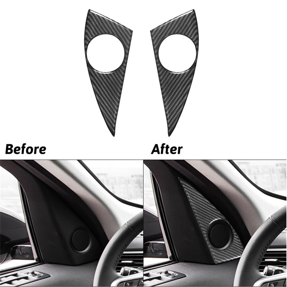Carbon Fibre Drivers Door Speakers Trim for Land Rover Discovery Sport 2015-19