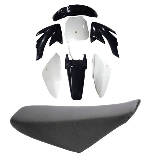 Plastic mudguard kit for seat suitable for CRF70 XR70 Thumpstar Dirt Pit bicycles 125cc 140cc 160cc