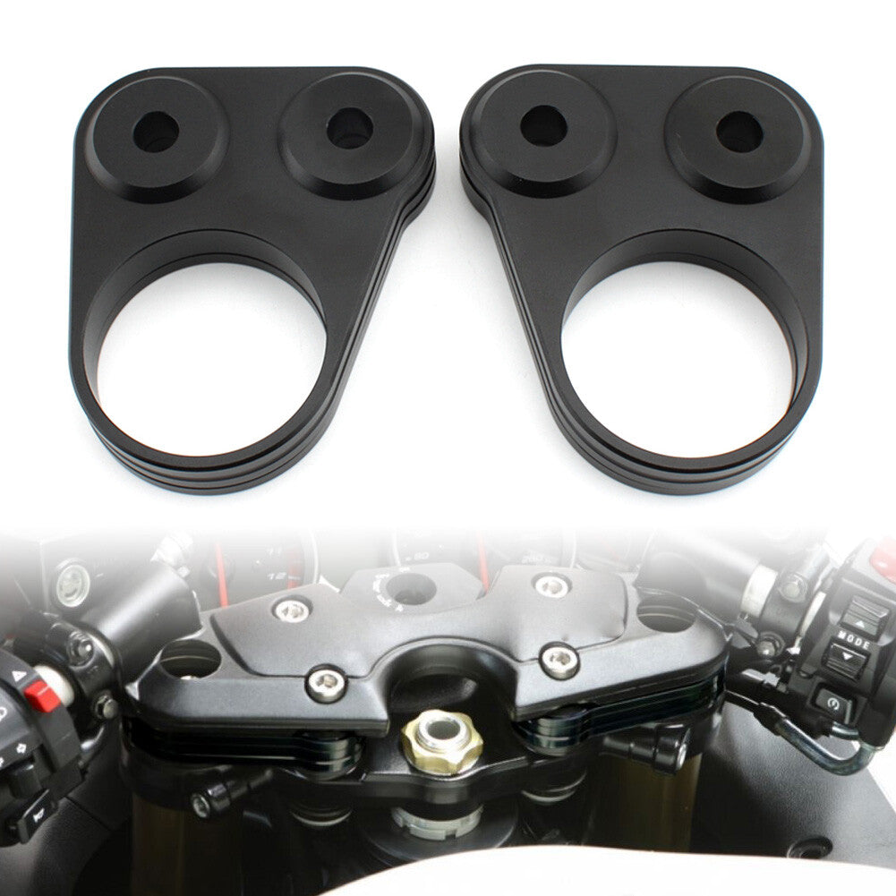 for Suzuki GSX1300R HAYABUSA 2007-20 4PCS Handlebar Riser Spacer Kit Mount Clamp